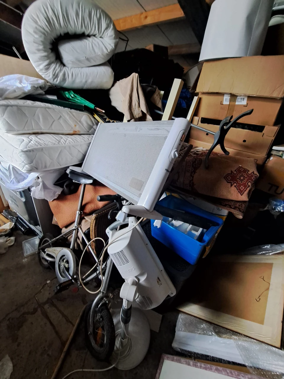 Objets et mobilier stockés